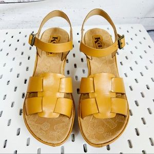 Korks by Kork-Ease Della Leather Platform Wedge